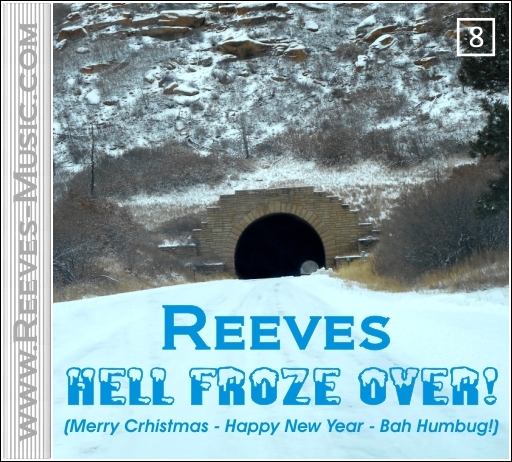 Album 08 - Hell Froze Over - The Christmas Album Cover Art in Color as shown on the Reeves Motal Piano and Synthesizer Music Website 