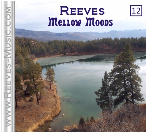 Album 12 - Mellow Moods - Music to Chill Out Cover Art in Color as shown on the Reeves Motal Piano and Synthesizer Music Website 